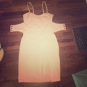 Apricot Lane fitted blush dress